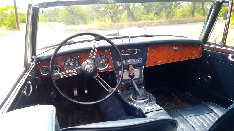 Illustration for article titled Got the Healey back on the road today!